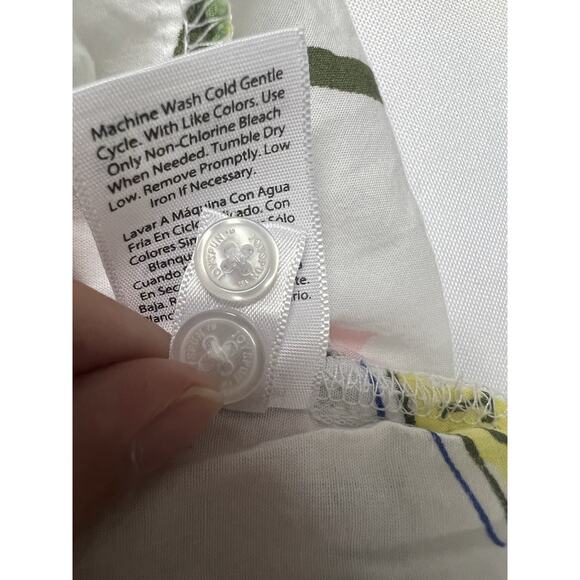 Joyspun Women’s Sleep Shirt Size 3X Long Sleeve Italian Fruit Print Pajamas - Picture 8 of 12